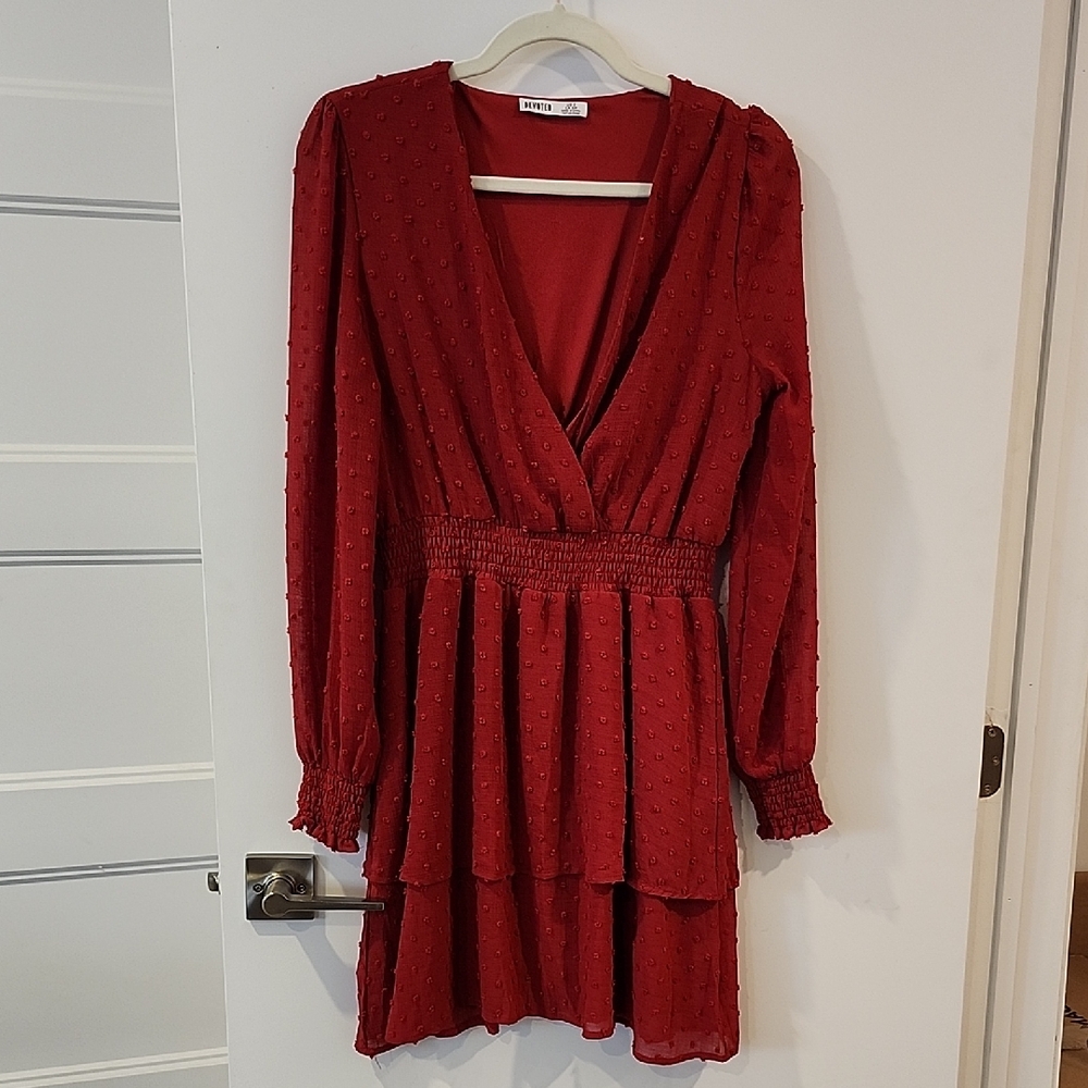 P2P 19" Elegant Red Women's Dress